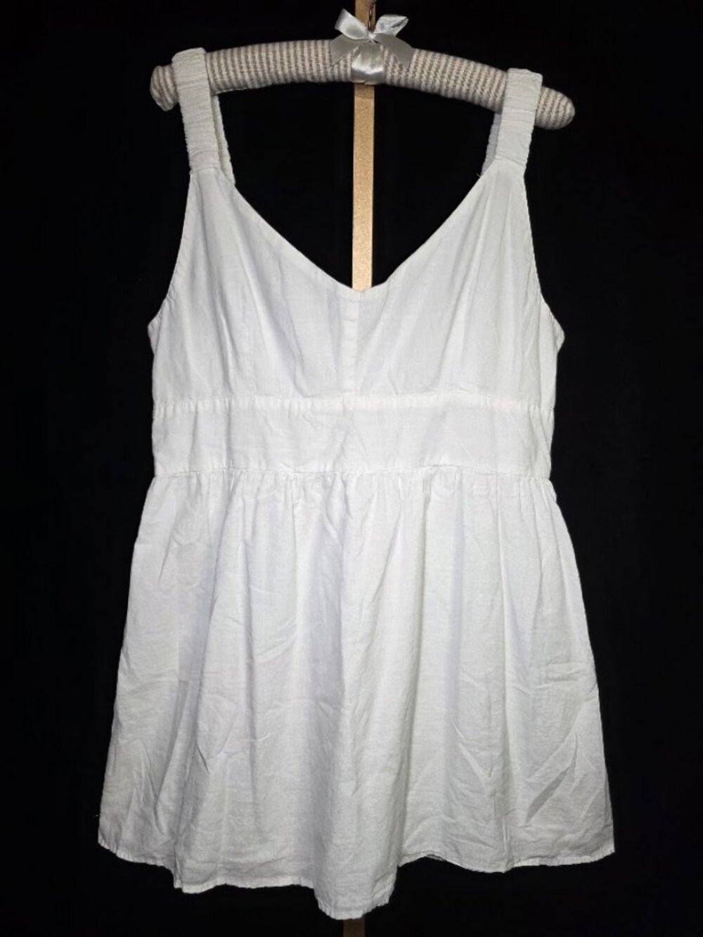 Abercrombie & Fitch Smocked Sleevess Mini Sundress XL